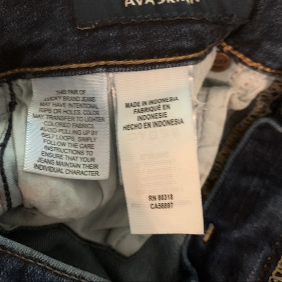 Lucky Brand Ava Skinny Jean with Released Hem - Picture 11 of 14